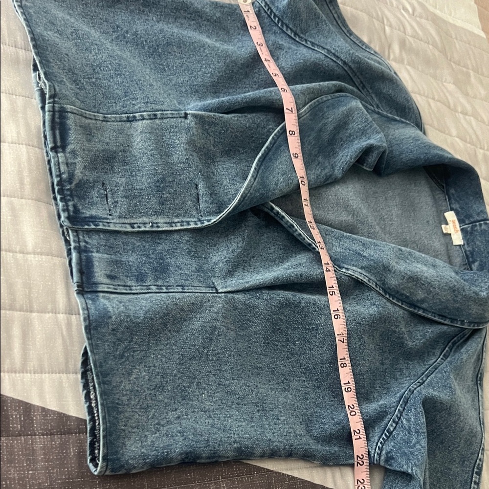 PEACH Women's Denim JACKET Blazer - Blue Jean never worn size L - Picture 10 of 17